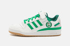 Limited edition White / Green Boston Celtics Adidas Forum low trainers / sneakers