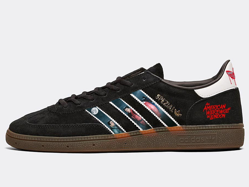 Limited edition An American Werewolf in London Black Adidas Spezial trainers / sneakers