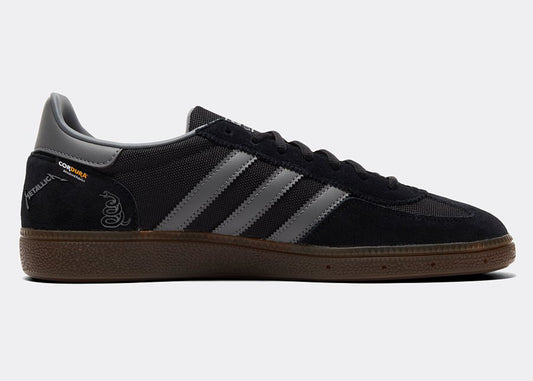 Limited edition Metallica - The Black Album Adidas custom Cordura Handball Spezial trainers / sneakers