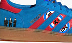 Limited edition The Jam - Adidas Royal blue custom Handball Spezial trainers / sneakers