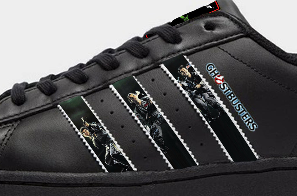 Limited edition Ghostbusters Black Adidas Superstar trainers / sneakers