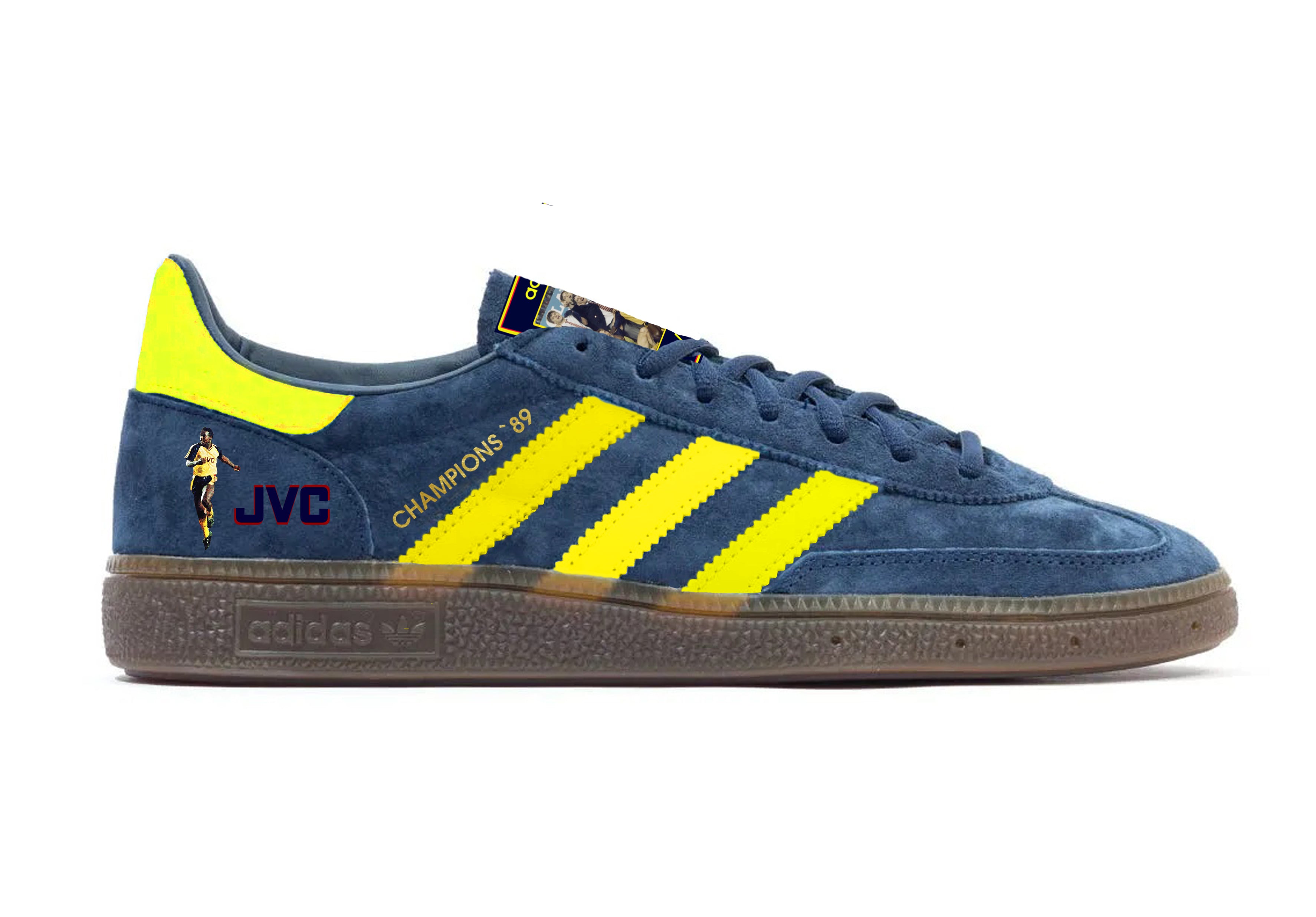 Limited edition Arsenal title winners 89 dark blue / yellow spezial trainers / sneakers