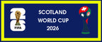 Limited edition Scotland World cup 26 Adidas custom Blue / Neon yellow Spezial trainers / sneakers