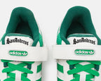 Limited edition GTA San Andreas Green / White Adidas custom Rivalry low trainers / sneakers
