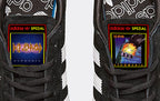 Limited edition Def Leppard - Adidas custom Black Spezial trainers / sneakers