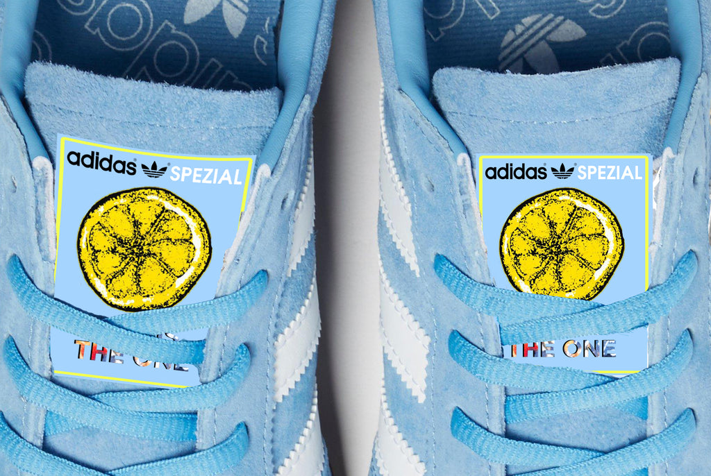 Adidas Stone Roses Limited Edition Trainers -This is the one - blue / white Handball Spezial trainers / sneakers