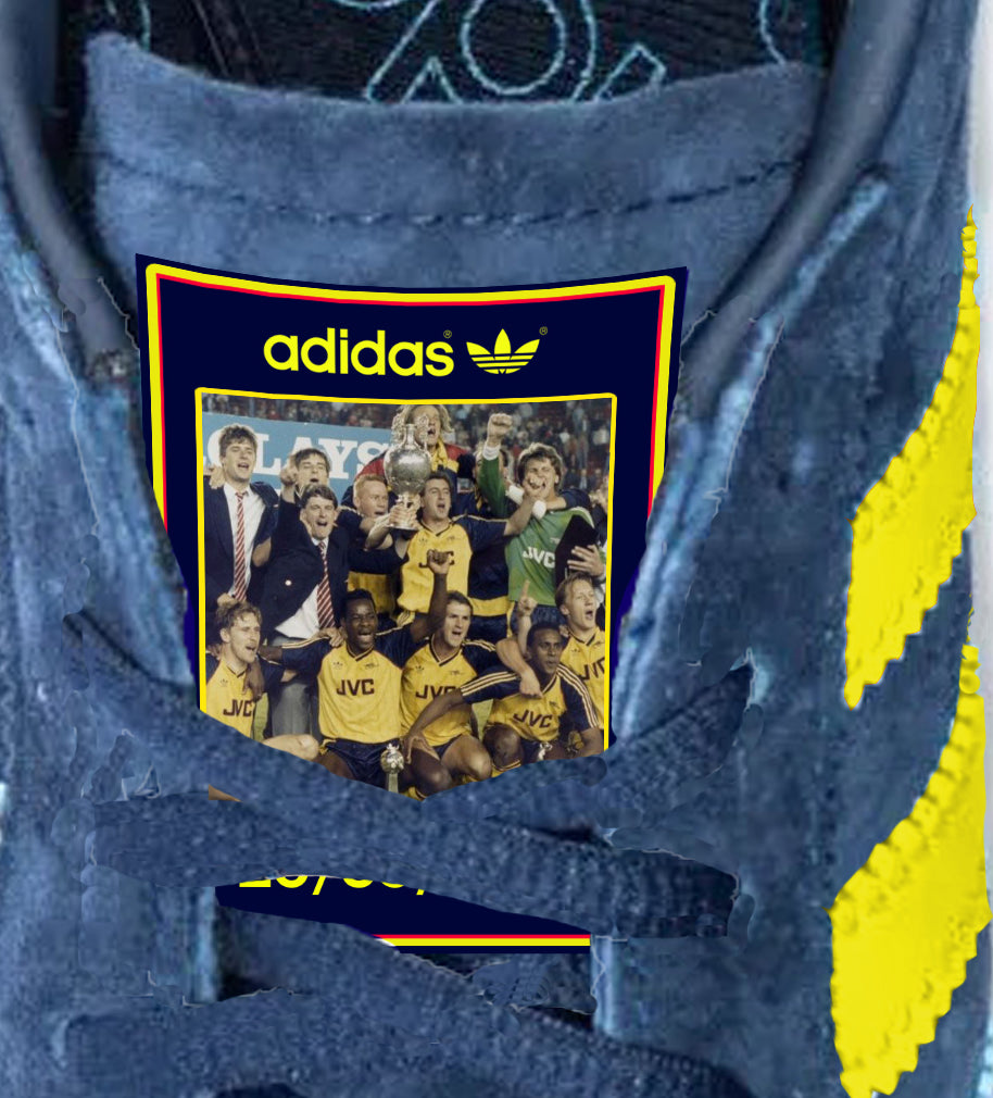 Limited edition Arsenal title winners 89 dark blue / yellow spezial trainers / sneakers