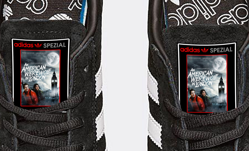 Limited edition An American Werewolf in London Black Adidas Spezial trainers / sneakers