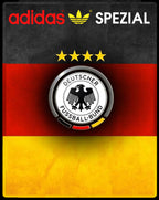 Limited edition Adidas Deutschland / Germany black retro spezial trainers / sneakers