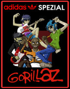 Limited edition Gorillaz Adidas Black custom Spezial trainers / sneakers