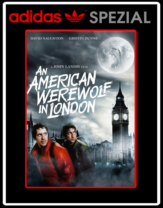 Limited edition An American Werewolf in London Black Adidas Spezial trainers / sneakers