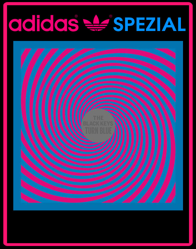 Limited edition The Black Keys Turn Blue Black Adidas custom Handbal Sneakcustomtrainers