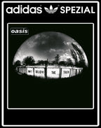 Limited edition Oasis - Don`t believe the truth - Adidas Black custom Spezial trainers / sneakers