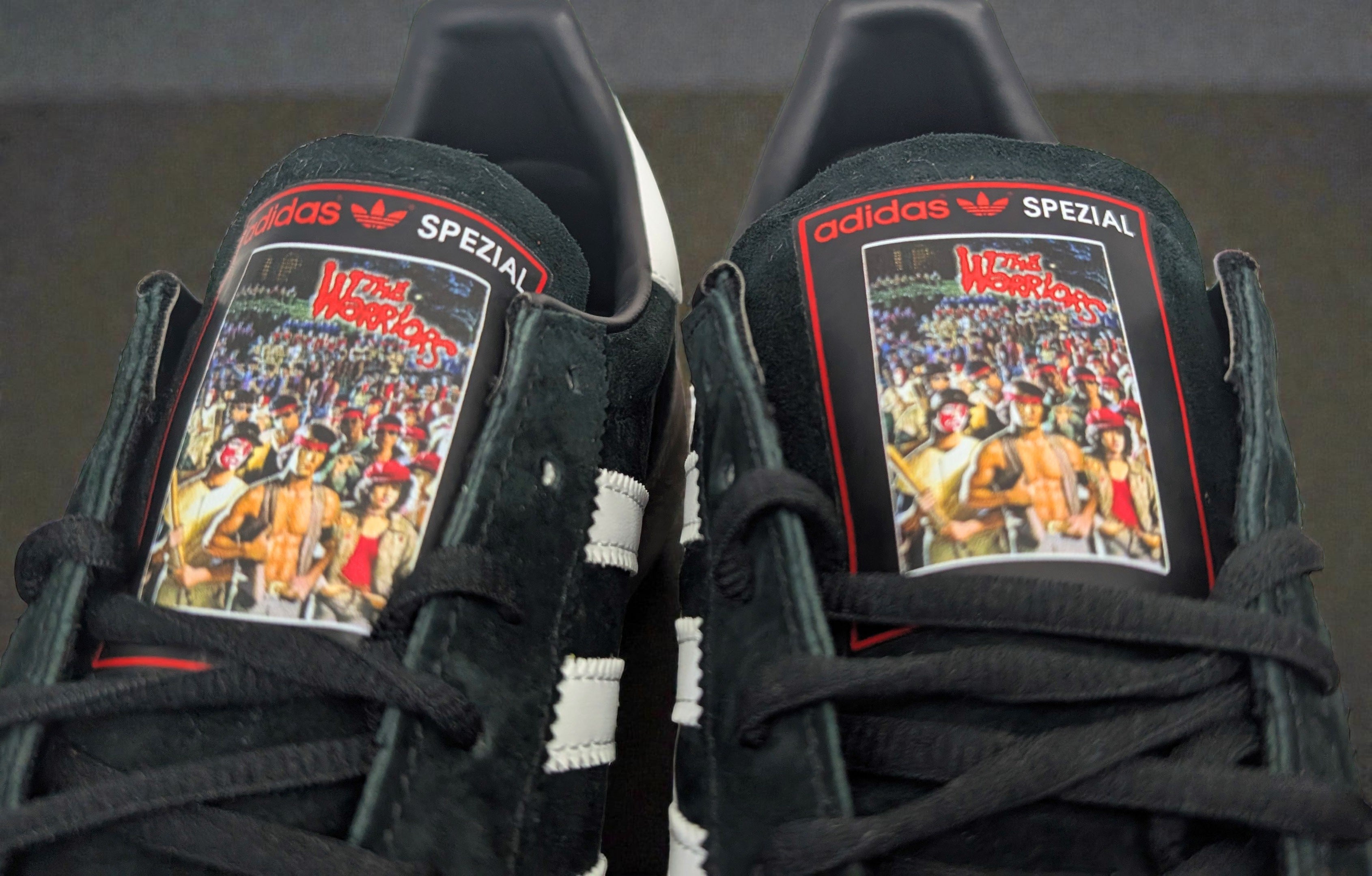 Limited edition The Warriors Movie Adidas Handball Spezial Black / Red / White trainers / sneakers