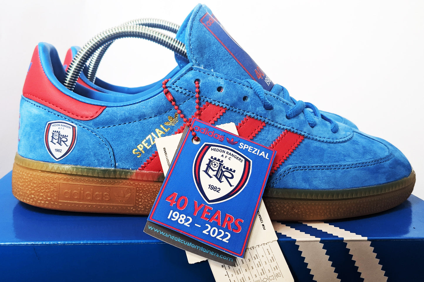 Personalised custom football team Adidas originals trainers, your local football / Sunday league team