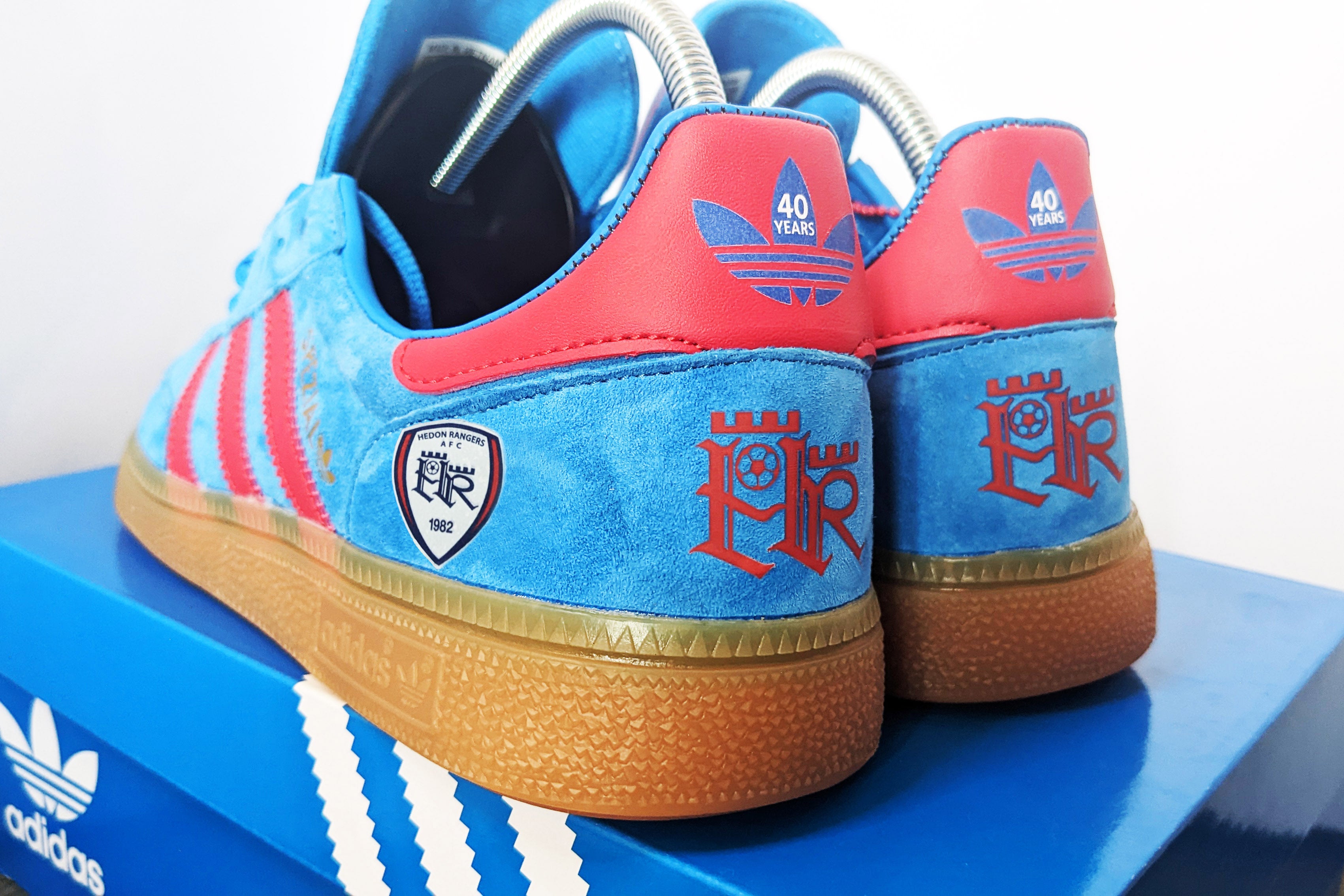 Personalised custom football team Adidas originals trainers, your local football / Sunday league team