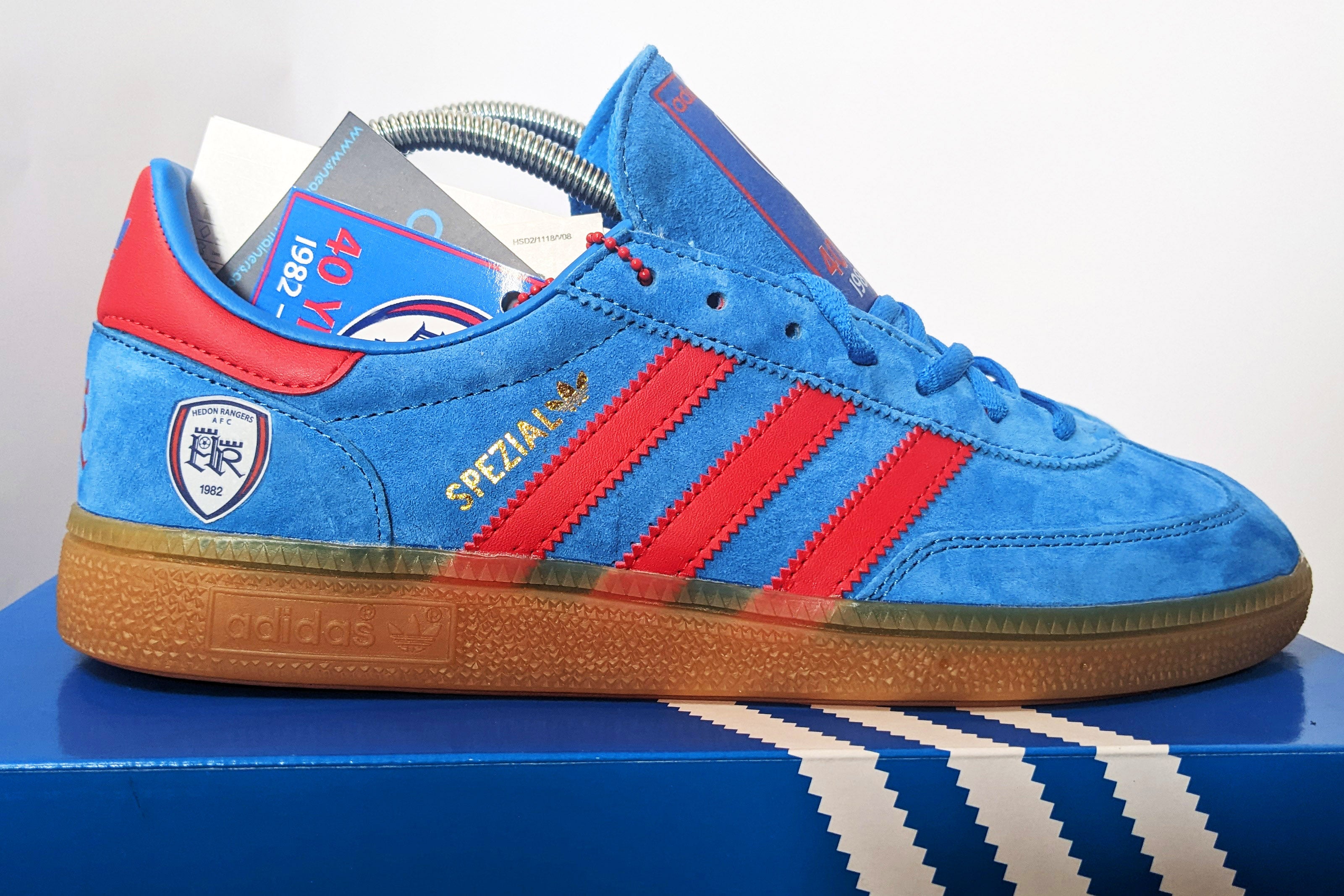 Personalised custom football team Adidas originals trainers, your local football / Sunday league team
