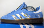 Limited edition Argentina Messi The GOAT blue / white Adidas custom Handball Spezial trainers /sneakers