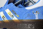 Limited edition Argentina Messi The GOAT blue / white Adidas custom Handball Spezial trainers /sneakers