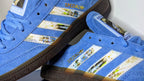 Limited edition Argentina Messi The GOAT blue / white Adidas custom Handball Spezial trainers /sneakers