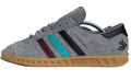Limited edition F1 Lewis Hamilton grey / black Adidas custom Hamburg trainers / sneakers