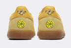 Limited edition The Stone Roses She bangs the drums custom adidas original yellow Handball Spezial trainers / sneakers.