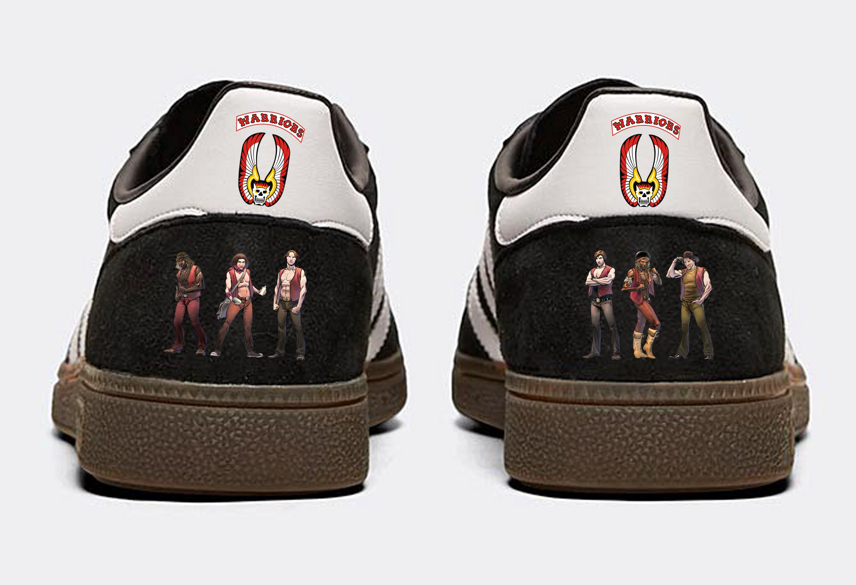 Limited edition The Warriors Movie Adidas Handball Spezial Black / Red / White trainers / sneakers