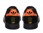 Limited edition Hull City FC Dean Windass inspired black / orange suede Adidas Handball Spezial trainers / sneakers