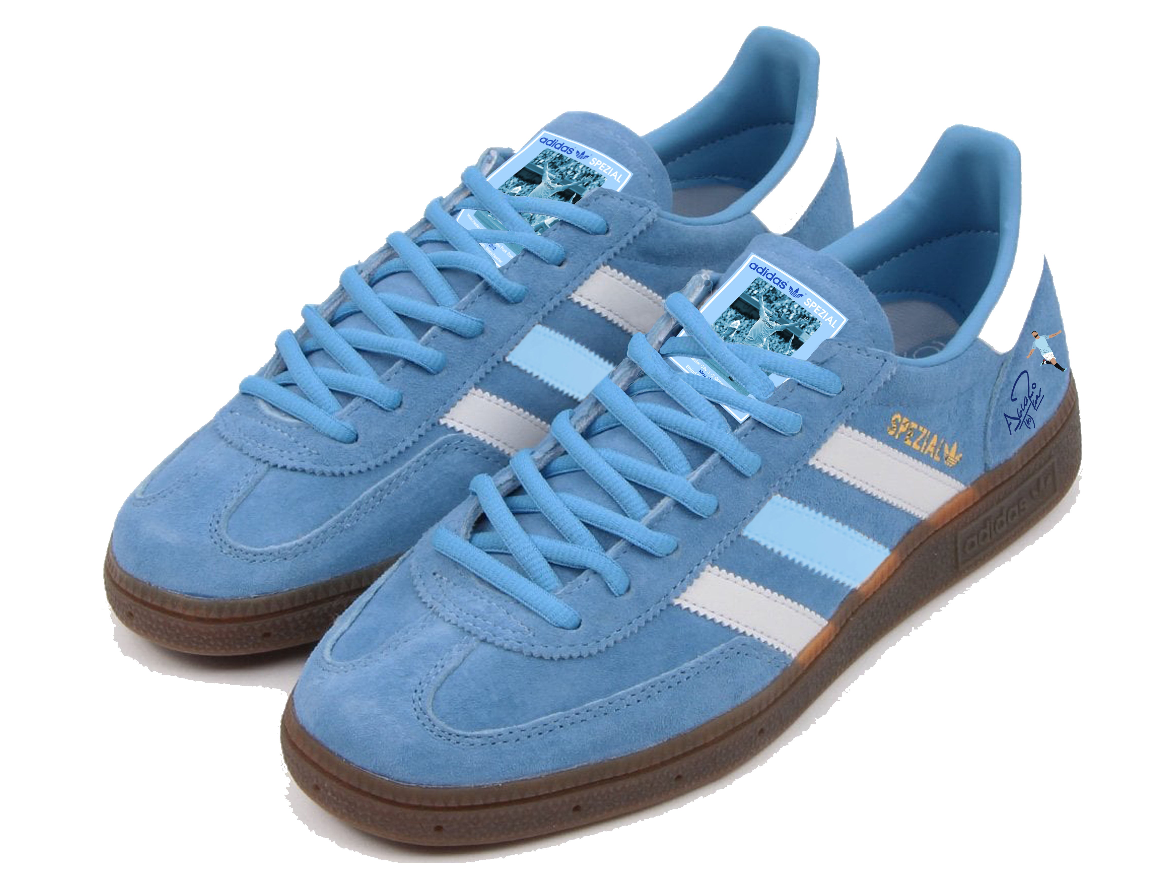 Adidas spezial blue deals white